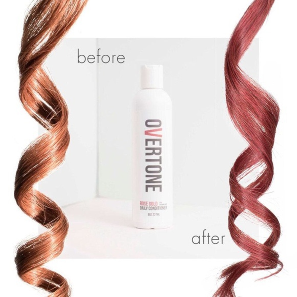 Overtone Rose Gold 4 Brown Hair Color Conditioner